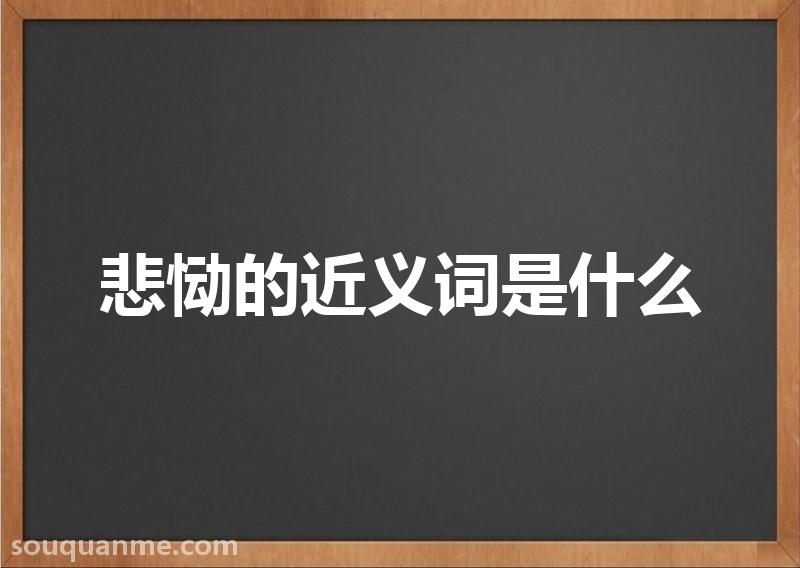 悲恸的近义词是什么 悲恸的读音拼音 悲恸的词语解释